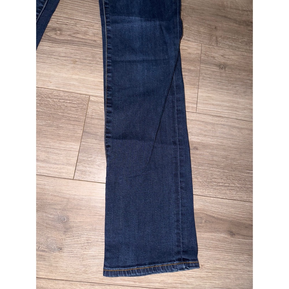 Tory Burch Womens Straight Leg Jeans Dark Wash Denim Size 28 Gold Hardware X4 - Picture 4 of 12